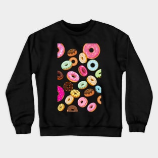 Donut Worry Eat More Donuts Crewneck Sweatshirt